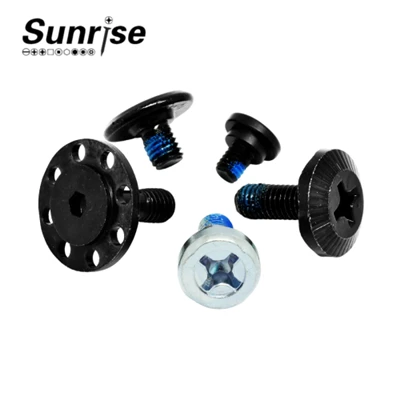 Cargol d'espatlla Torx en creu de cap pla blau d'alumini 304
