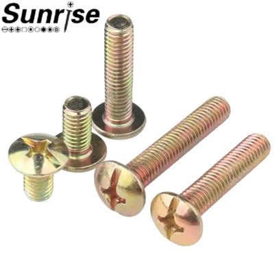 ASME B18.6.3 Cargol de màquina de capçal de bolet Phillips encastat d'acer al carboni