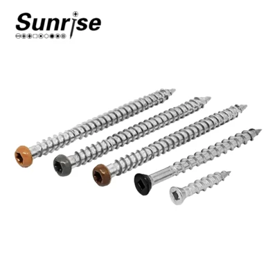 Cargol d'aglomerat avellanat d'accionament Torx de fusta composta